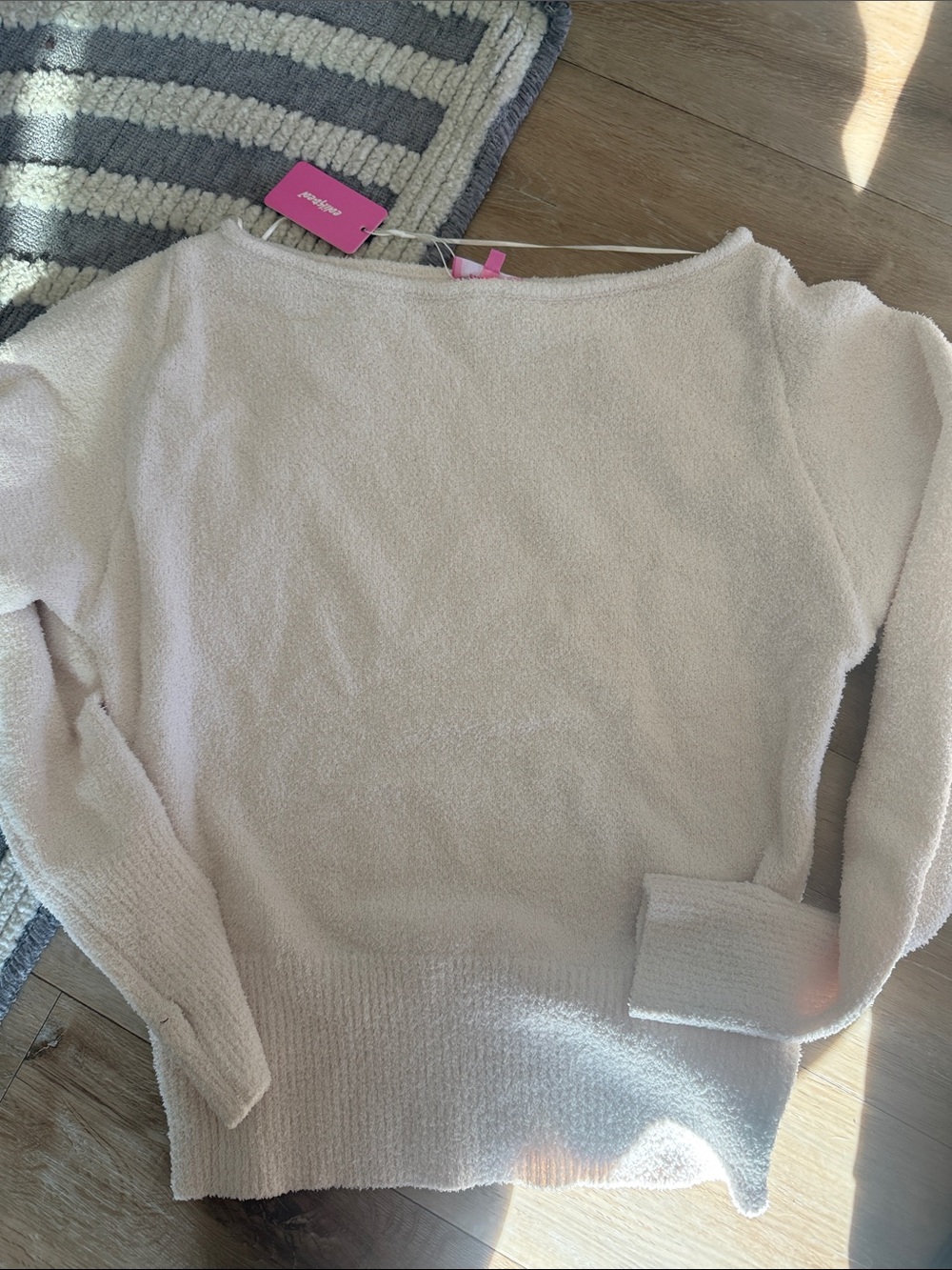 Edikted cream off the shoulder sweater nwt